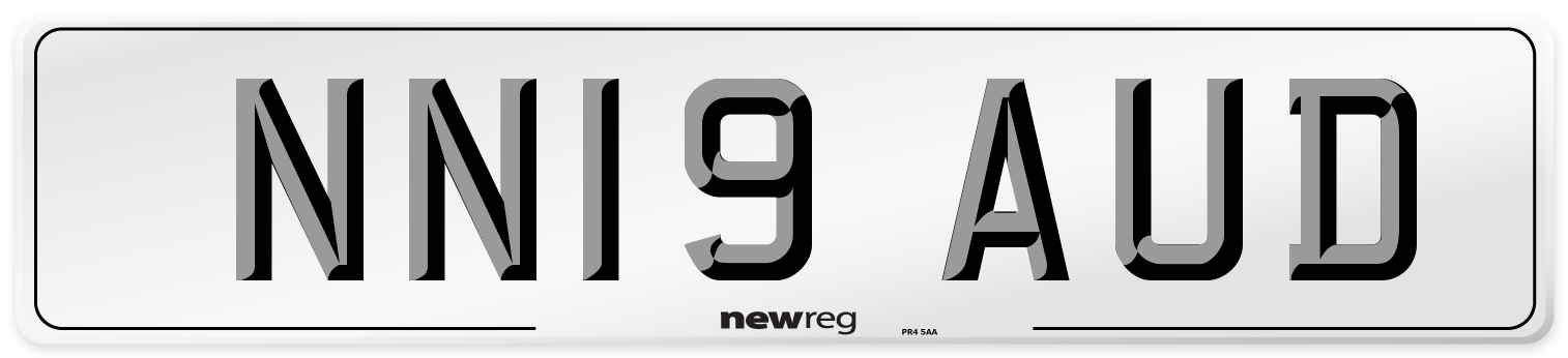 NN19 AUD Number Plate from New Reg